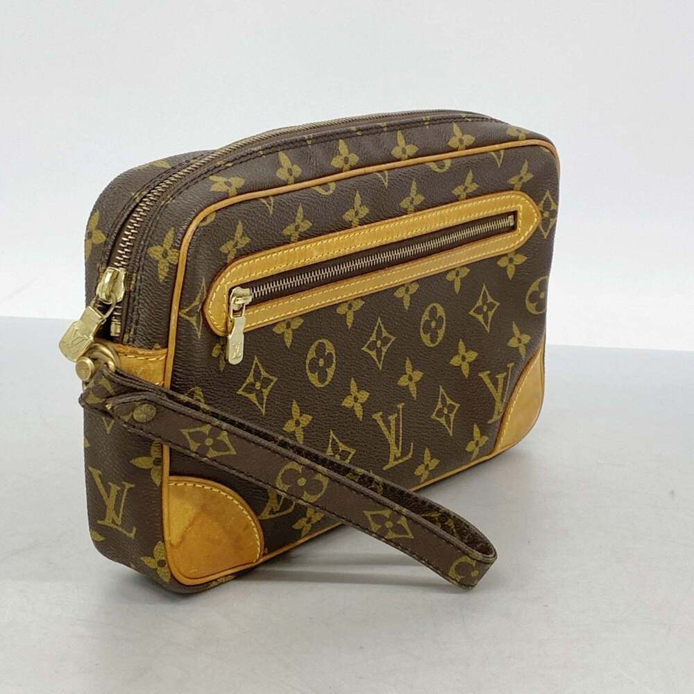 LOUIS VUITTON Brown Monogram Clutch Bag - Picture 2 of 10